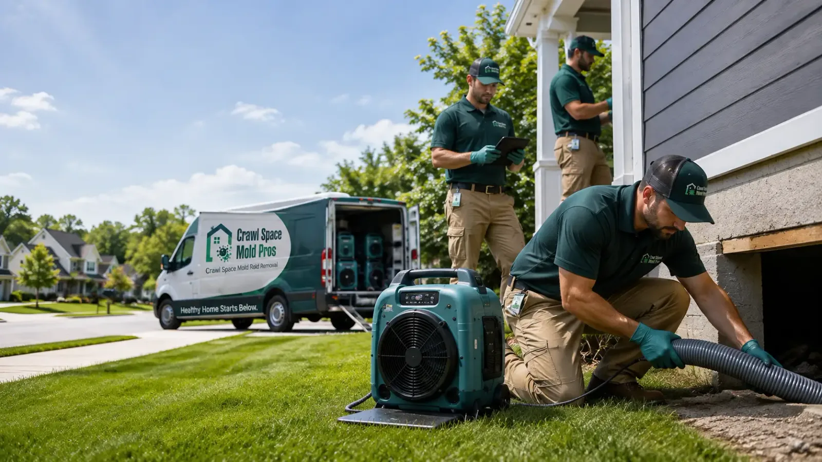 Crawl Space Mold Removal in Alexander, KS